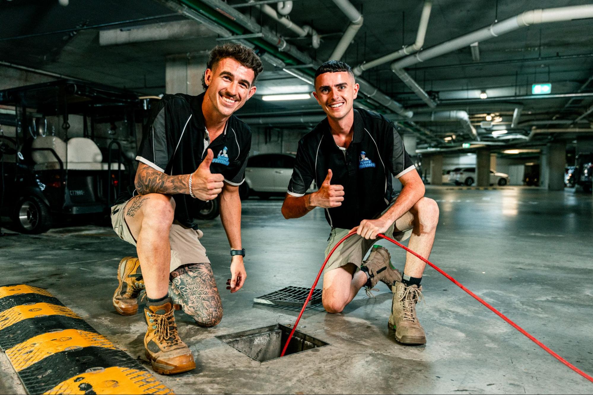 Plumb Professor team providing smarter plumbing solutions on the Gold Coast